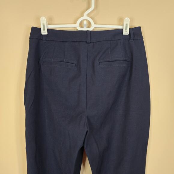 Women's WHBM Navy Blue "Ines Curvy Boot Leg" Dress Pants Trousers | Size 6 - Picture 6 of 12